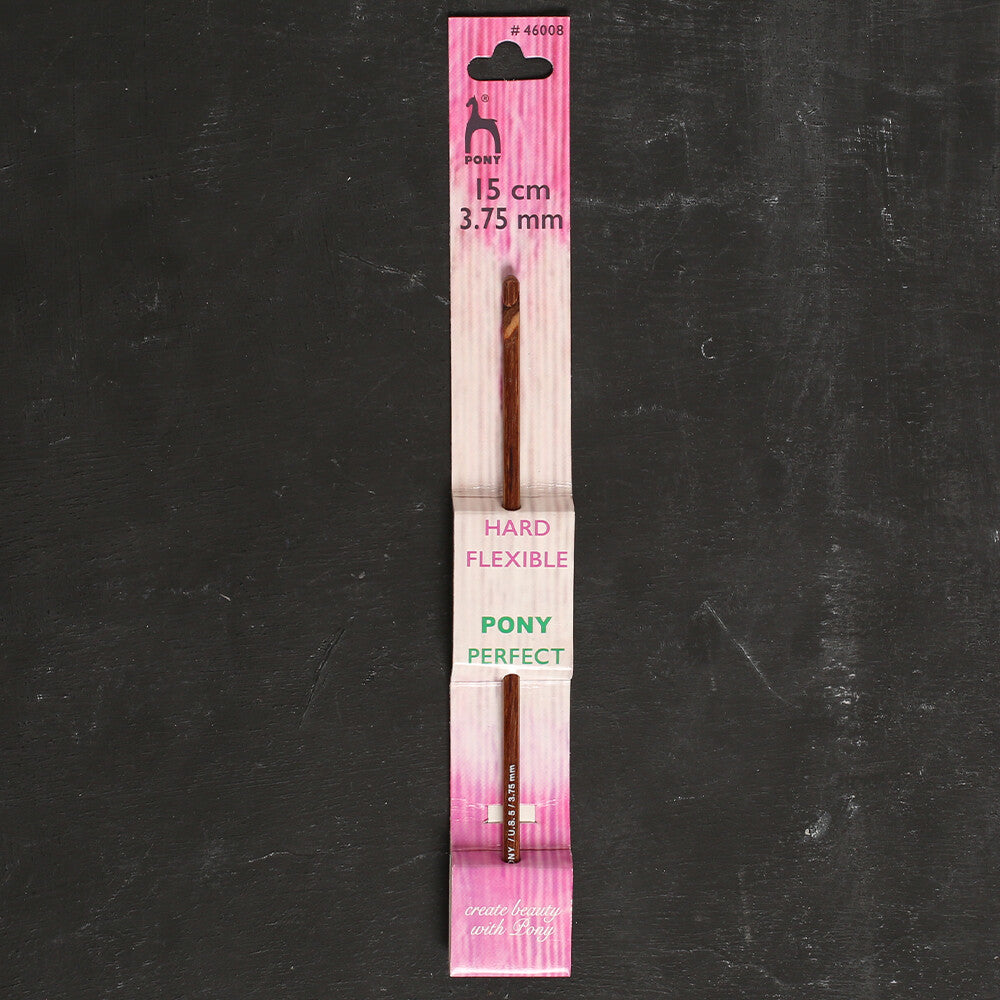 Pony Perfect 3.75 mm 15 cm Ahşap Yün Tığ - 46008